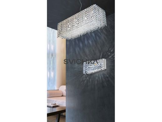 Бра AZzardo ROMA AZ1511 (MB2100B4), Хром, Прозорий