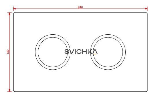 Гипсовый светильник встраиваемый "СВ 0033"