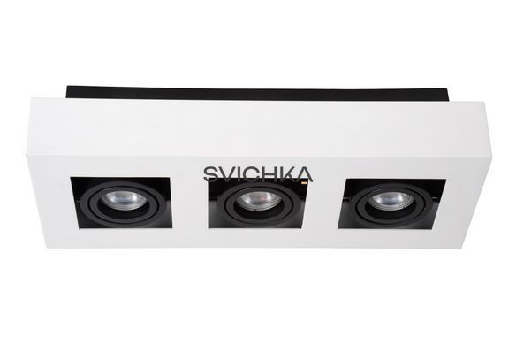Потолочный точечный светильник Lucide XIRAX LED Dim to warm GU10 3x5W 2200K/3000K White