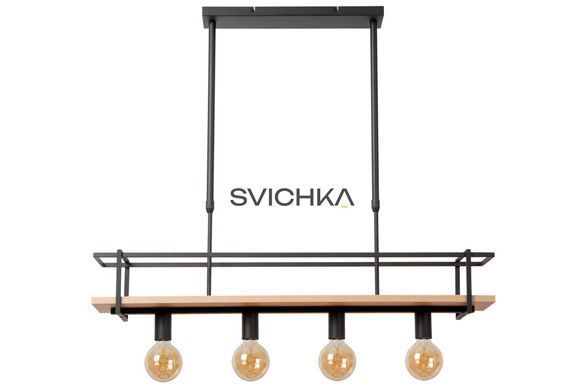 Подвесной светильник Lucide MILONGA 4xE27 Black