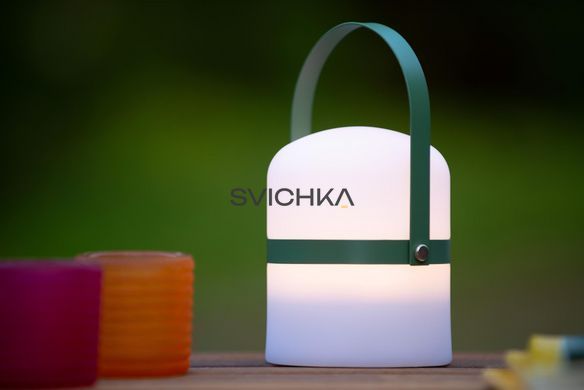 Аккумуляторная настольная лампа для дома и улицы Lucide LITTLE JOE Battery pack/batteries &Oslash; 10 cm LED Dim. 1x0,3W 2800K/3200K IP44 Green