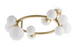 Потолочный светильник Ideal Lux 327815 Perlage pl10, Brass/White