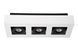 Потолочный точечный светильник Lucide XIRAX LED Dim to warm GU10 3x5W 2200K/3000K White, WHITE