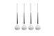 Подвесной светильник Azzardo MD1289-4WH AGA 4 pendant white (AZ1068), Черный, Белый