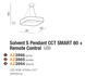 Подвесной светильник Azzardo SOLVENT S 80, White
