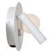 Бра Lucide MATIZ LED 3000K With USB charging point White, WHITE, Білий, Прозорий, Білий