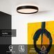 Стельовий світильник Lucide NURIA &Oslash; 30 cm LED Dim. 1x18W 2700K Black, BLACK
