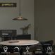 Підвісний світильник Lucide MENGA &Oslash; 40 cm LED Dim. 1x11W 2700K Smoke Grey, Smoke Grey, Димчатий, Димчатий