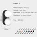 Бра Babich Studio BUBBLE B, Black