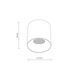 Накладний точковий світильник TK-Lighting 18157 BLAZE CCT 12W, White