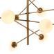 Підвісний світильник Eichholtz Chandelier Tortora 112071, Латунь; Білий, Латунь, Білий