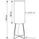 Торшер Imperium light Norcross, White/Black