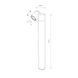 Уличный столбик Nowodvorski Standing lamp TUBINGS Black