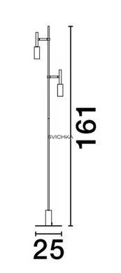 Торшер Nova luce JOY 1, Black
