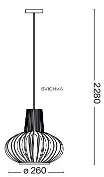 Подвесной светильник Ideal Lux CITRUS-2 SP1 159850