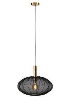 Підвісний світильник Lucide CORINA &Oslash; 50 cm 1xE27 Black, BLACK, Чорний, Чорний