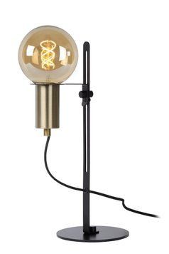 Настільна лампа Lucide MALCOLM &Oslash; 23 cm 1xE27 Black, BLACK