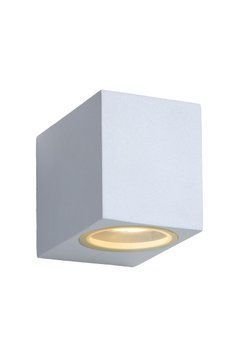 Настінний точковий світильник Lucide ZORA-LED Indoor/Outdoor LED Dim. GU10 1x5W 3000K IP44 White, WHITE