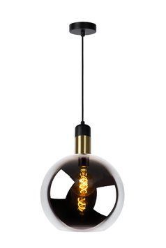 Підвісний світильник Lucide JULIUS &Oslash; 28 cm 1xE27 Smoke Grey, Smoke Grey