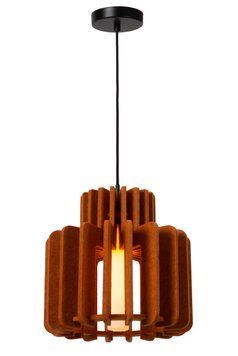 Підвісний світильник Lucide ROLLO 1xE27 Terracotta, Terracotta, Опал, Опал