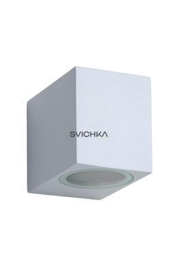 Настінний точковий світильник Lucide ZORA-LED Indoor/Outdoor LED Dim. GU10 1x5W 3000K IP44 White, WHITE