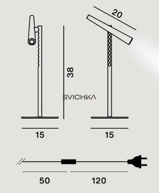 Настільна лампа Foscarini Magneto, White, Білий, Білий, Білий