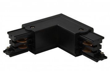 Кутовий з'єднувач AZzardo Track R-Connector black AZ2985, Чорний
