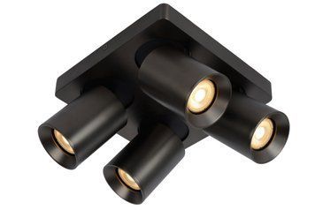 Потолочный точечный светильник Lucide NIGEL LED Dim to warm GU10 4x5W 2200K/3000K Anthracite