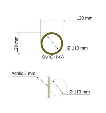 Бра Babich Studio BUBBLE B1, Black