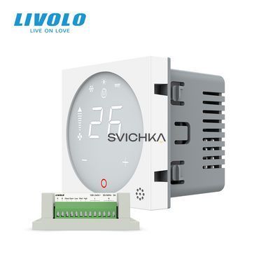 Модуль термостат управления конвектором фанкойлом Livolo