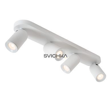 Стельовий точковий світильник Lucide PUNCH 4xGU10 White, WHITE