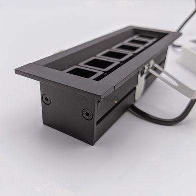 Встроенный светильник Skarlat RSL74167 12&times;2W BK+GD 3000K