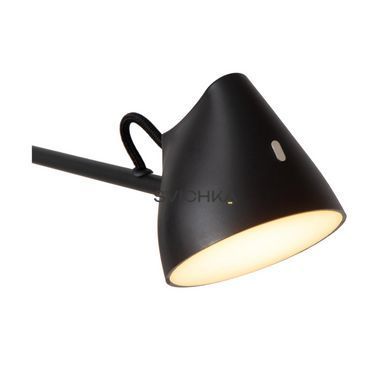 Настінний світильник Lucide MILNE LED Dim. 2x8W 2700K Black, BLACK, Чорний, Чорний
