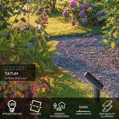 Садовый светильник Lucide TATUM LED 1x4,5W 3000K IP65 Anthracite
