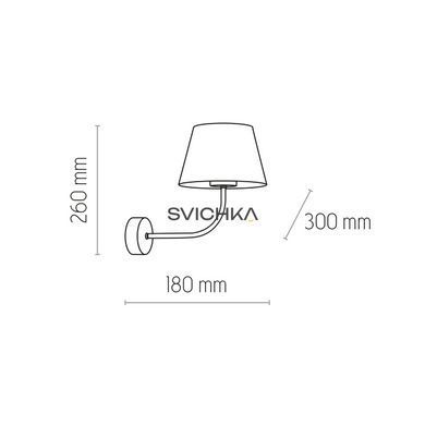 Бра TK Lighting CHICAGO, Brown