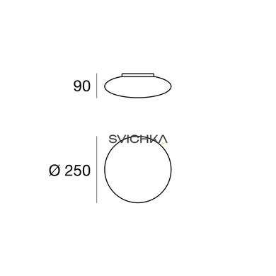 Потолочный светильник Linea Light Squash_S 7951