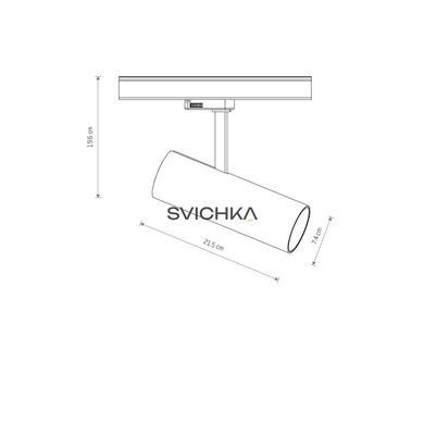 Трековий світильник Nowodvorski CTLS MILO LED 1x25W 3000K, White