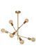 Стельовий світильник Lucide LESTER 6xE27 Matt Gold / Brass, Matt Gold / Brass