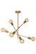 Стельовий світильник Lucide LESTER 6xE27 Matt Gold / Brass, Matt Gold / Brass