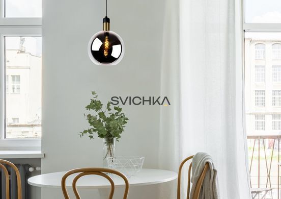 Підвісний світильник Lucide JULIUS &Oslash; 28 cm 1xE27 Smoke Grey, Smoke Grey
