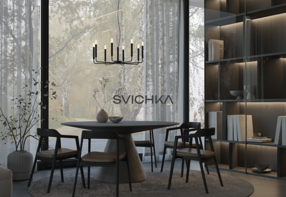 Люстра Nowodvorski 11464 ORTO XII В, Black