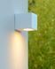 Настінний точковий світильник Lucide ZORA-LED Indoor/Outdoor LED Dim. GU10 1x5W 3000K IP44 White, WHITE