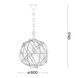 Ideal Lux KONSE SP6 Золото 156026