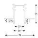 Трек встроенный IN_LINE TRACK R 3000, L3000mm, W30mm, H54mm, черный