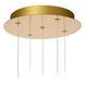 Підвісний світильник Lucide CINTRA &Oslash; 32 cm LED Dim. 5x4,7W 2700K Transparant, Transparant