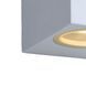 Настінний точковий світильник Lucide ZORA-LED Indoor/Outdoor LED Dim. GU10 1x5W 3000K IP44 White, WHITE