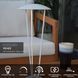 Акумуляторна настільна лампа для дому та вулиці Lucide RENEE Battery pack/batteries &Oslash; 12,3 cm LED Dim to warm 1x2,2W 2700K/3000K IP54 With wireless charging pad White, WHITE
