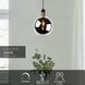 Підвісний світильник Lucide JULIUS &Oslash; 28 cm 1xE27 Smoke Grey, Smoke Grey