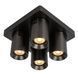 Стельовий точковий світильник Lucide NIGEL LED Dim to warm GU10 4x5W 2200K/3000K Anthracite, Anthracite, Антрацит, Антрацит