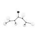 Накладной светильник TK Lighting FAIRY 6, Black